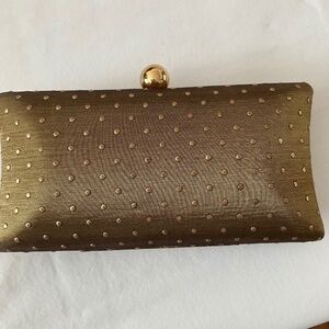 Gold/bronze wedding clutch hard body